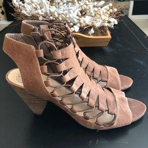 Vince Camuto Strappy Cone Heeled Sandals